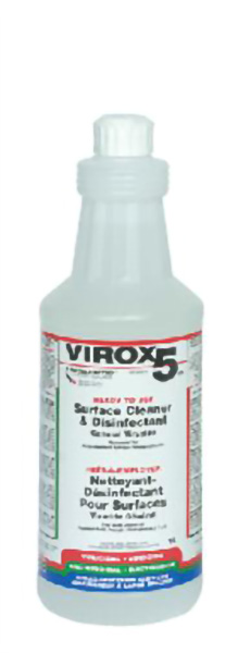 53808 VIROX 5 SURFACE CLEANER/DISINFECTANT - RTU - 1 L (12/case) - G7305